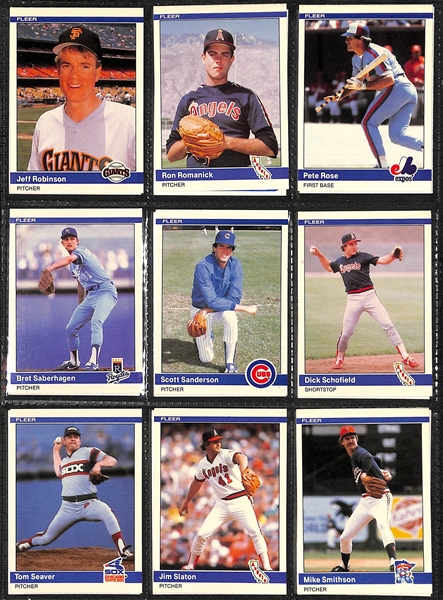 1984 Fleer Update Set (w. Puckett, Clemens, and Gooden Rookies)