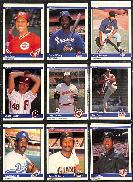 1984 Fleer Update Set (w. Puckett, Clemens, and Gooden Rookies)