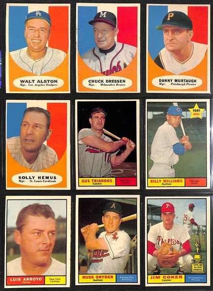 1961 Topps Baseball Complete Set of 587 Cards