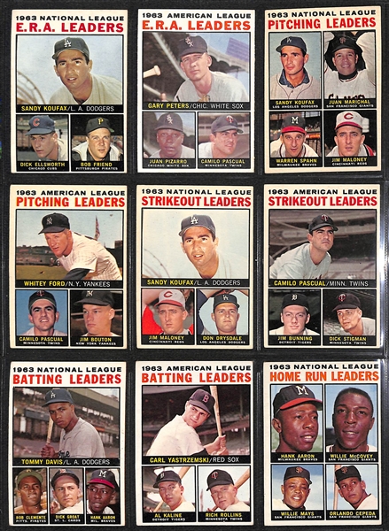1964 Topps Baseball Complete Set of 587 Cards