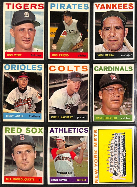 1964 Topps Baseball Complete Set of 587 Cards