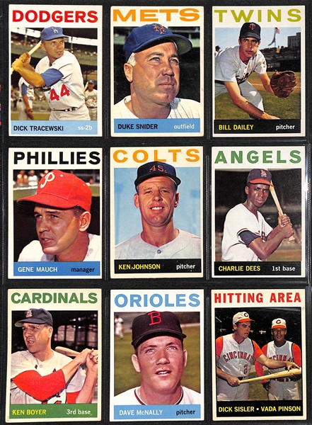 1964 Topps Baseball Complete Set of 587 Cards