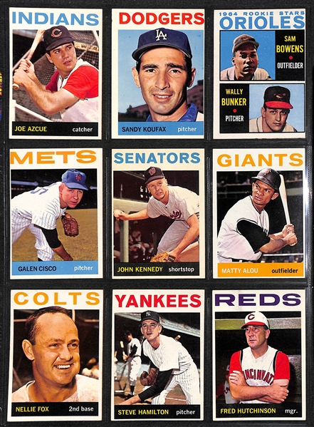 1964 Topps Baseball Complete Set of 587 Cards