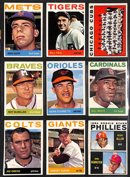 1964 Topps Baseball Complete Set of 587 Cards