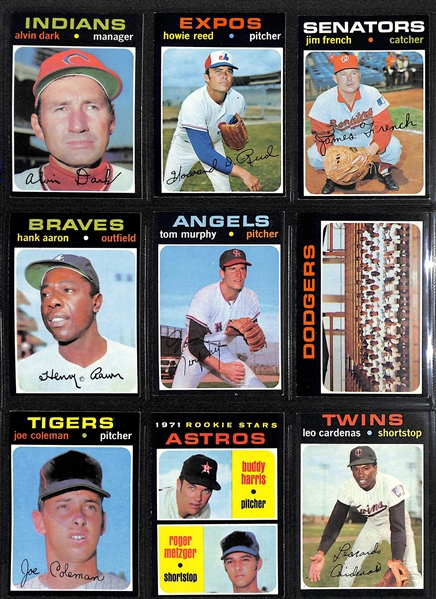 1971 Topps Baseball Complete Set of 752 Cards