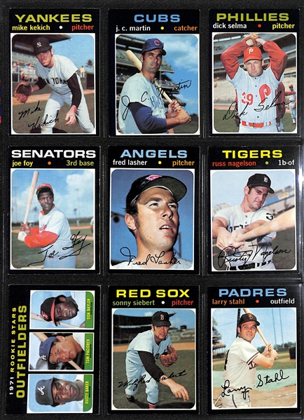 1971 Topps Baseball Complete Set of 752 Cards