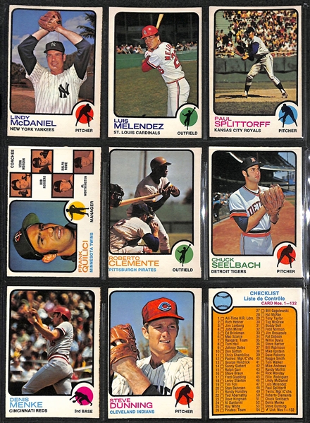 1973 O-Pee-Chee Topps Baseball Complete Set of 660 Cards