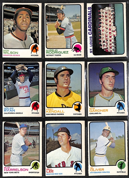 1973 O-Pee-Chee Topps Baseball Complete Set of 660 Cards