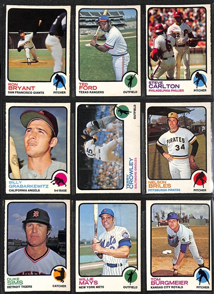 1973 O-Pee-Chee Topps Baseball Complete Set of 660 Cards