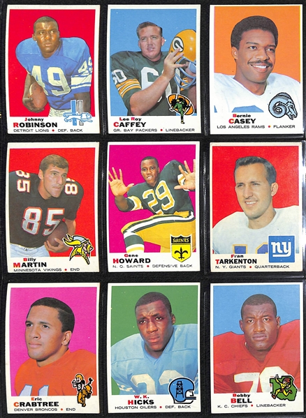 1969 Topps Football Complete Set of 263 Cards w. Brian Piccolo Only Regular Issue Card