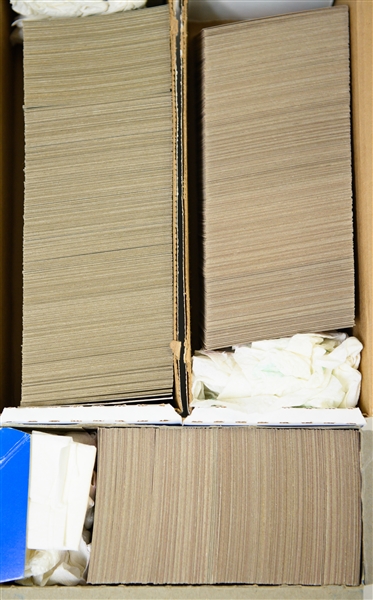 Lot of 1973 (950+ cards) & 1975 (500+ cards) Topps Football Cards Straight from Vending Boxes