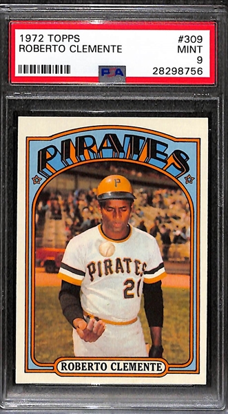 1972 Topps Roberto Clemente #309 Graded PSA 9
