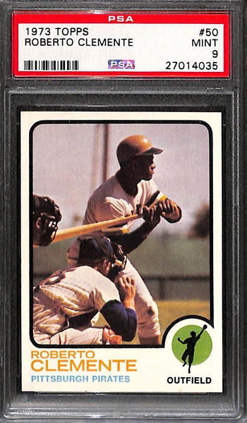 1973 Topps Roberto Clemente #50 Graded PSA 9