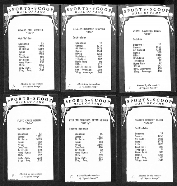 Lot of (100+) 1964-70s Hall of Fame Plaque Cards and (40+) 1973 TCMA Hall of Fame Cards