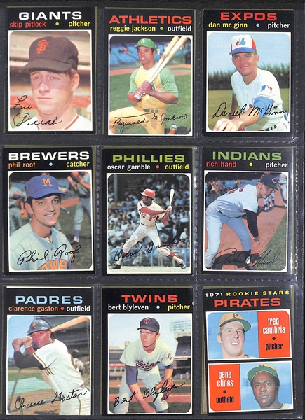 1971 Topps Baseball Complete Set of 752 Cards  w. Simmons RC & Baker/Baylor RC