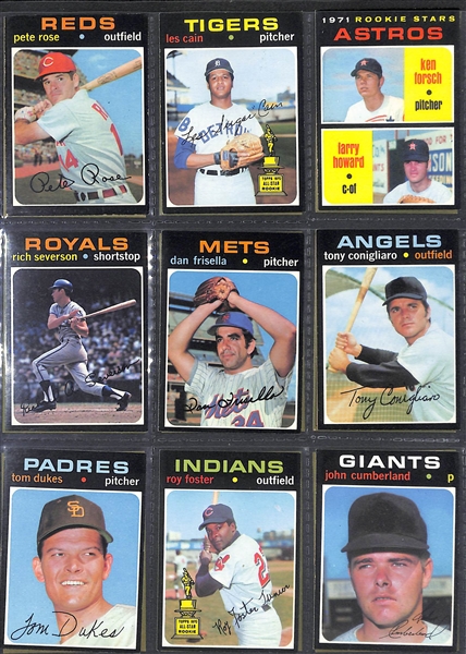 1971 Topps Baseball Complete Set of 752 Cards  w. Simmons RC & Baker/Baylor RC