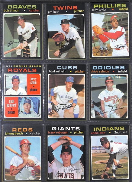1971 Topps Baseball Complete Set of 752 Cards  w. Simmons RC & Baker/Baylor RC