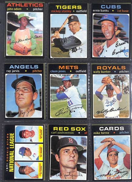 1971 Topps Baseball Complete Set of 752 Cards  w. Simmons RC & Baker/Baylor RC