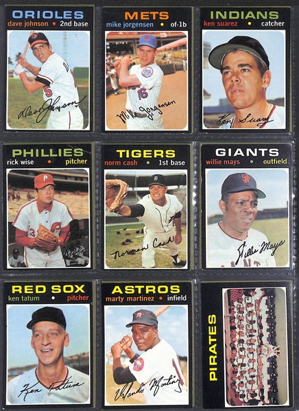 1971 Topps Baseball Complete Set of 752 Cards  w. Simmons RC & Baker/Baylor RC