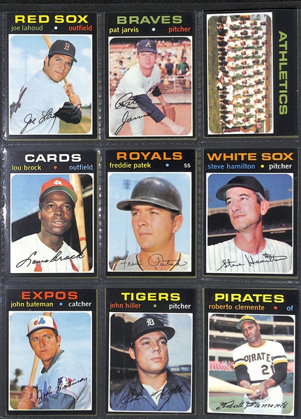 1971 Topps Baseball Complete Set of 752 Cards  w. Simmons RC & Baker/Baylor RC