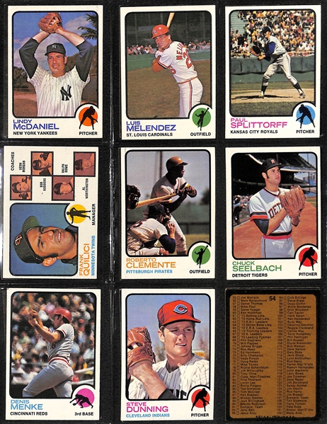 1973 Topps Baseball Complete Set with Mike Schmidt SGC 4 Rookie Card (All 660 Cards)