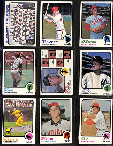 1973 Topps Baseball Complete Set with Mike Schmidt SGC 4 Rookie Card (All 660 Cards)