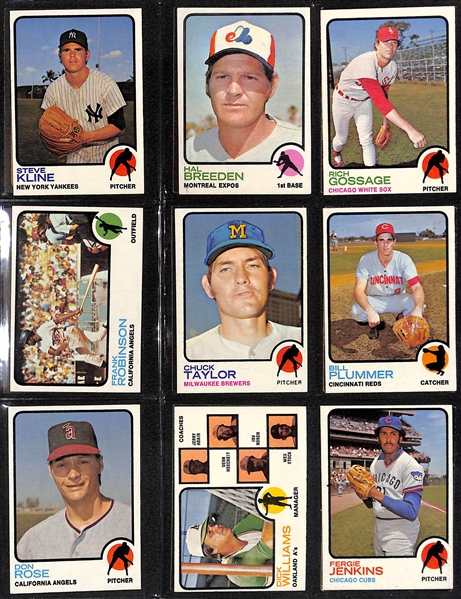 1973 Topps Baseball Complete Set with Mike Schmidt SGC 4 Rookie Card (All 660 Cards)