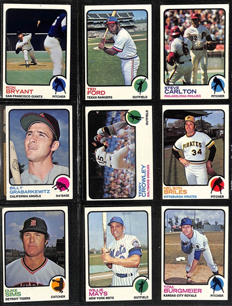 1973 Topps Baseball Complete Set with Mike Schmidt SGC 4 Rookie Card (All 660 Cards)