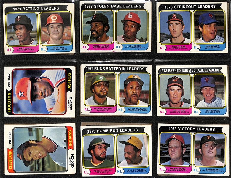 1974 Topps Baseball Complete Set of 660 Cards w. Dave Winfield Rookie Card