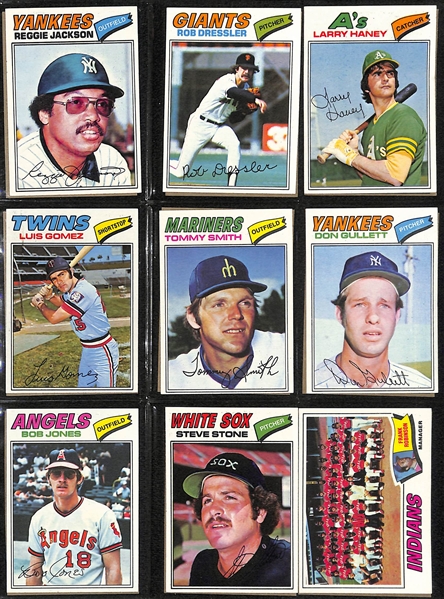 1977 Topps Baseball Complete Set of 660 Cards w. Andre Dawson Rookie Card