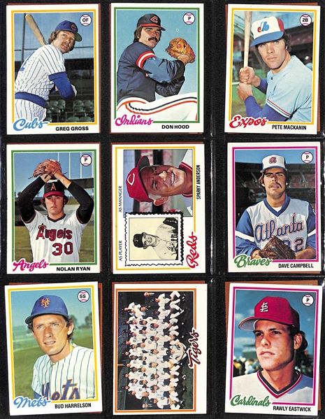 1978 Topps Baseball Complete Set of 726 Cards w. Eddie Murray & Molitor/Trammel Rookie Cards