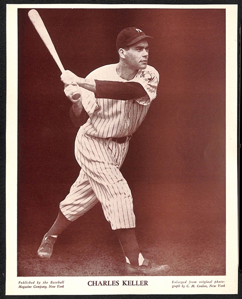 (10) M113 and/or M114 Baseball Magazine Yankees Trimmed Supplement Photos Inc. Team Photos from 1926 1936, 1943, & 1947