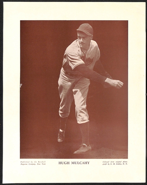 (7) c1940s M113 and/or M114 Baseball Magazine Phillies Photos w. Ashburn, Roberts, Ennis, Hamner, Arnovich, Mulcahy, Litwhiler