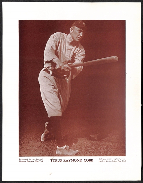 (3) M113 and/or M114 Baseball Magazine Photos - Ty Cobb, Honus Wagner, Christy Mathewson