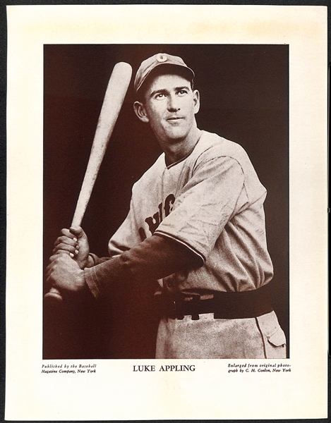 (10) M113 and/or M114 Baseball Magazine Photos - Jimmie Foxx, Luke Appling, Feller, Kiner, +