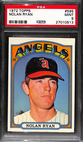 1972 Topps Nolan Ryan #595 Graded PSA 9