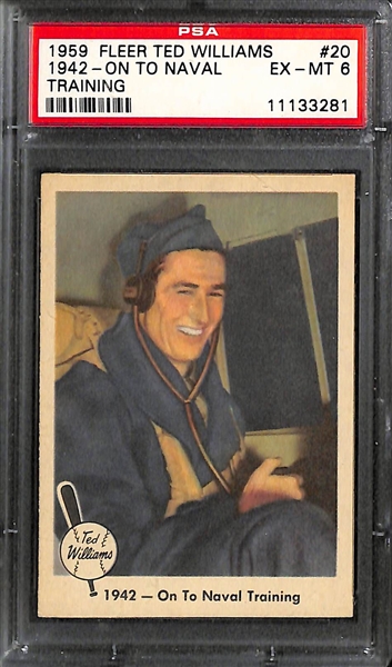 1959 Fleer Ted Williams Set - 79 of 80 Cards (Missing #68) w. 3 PSA Graded Examples
