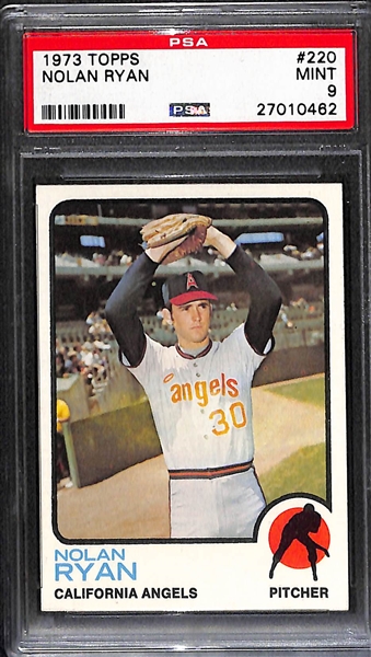 1973 Topps Nolan Ryan #220 Graded PSA 9