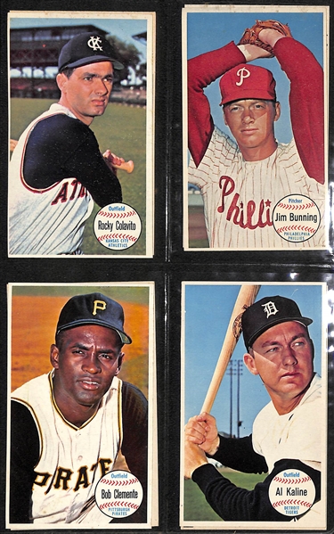 1964 Topps Giant Card Complete Set of 60 Cards w. 16 Extra Doubles