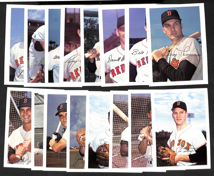 1967 Red Sox Stadium Team Set (16 Players Inc. Yaz)