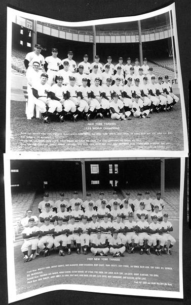 Uncle Jimmy's Collection of (17) New York Yankees Team Souvenir Photos (Each Year From 1958-1972 & Duplicates From 1971-1972)