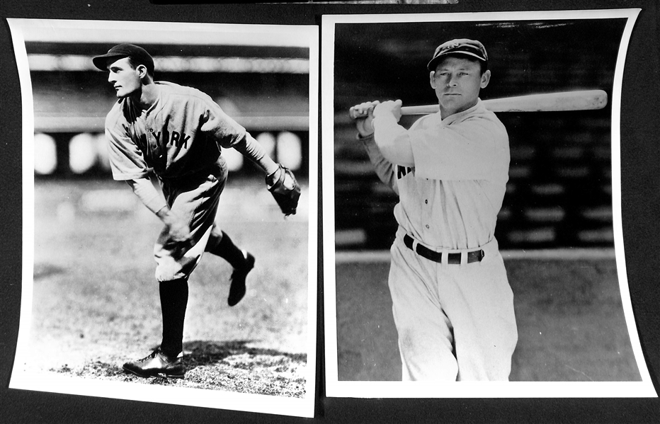 Lot of (10) Vintage Yankees Photos Stamped by Photographer Don Wingfield (Type 4 Photos)