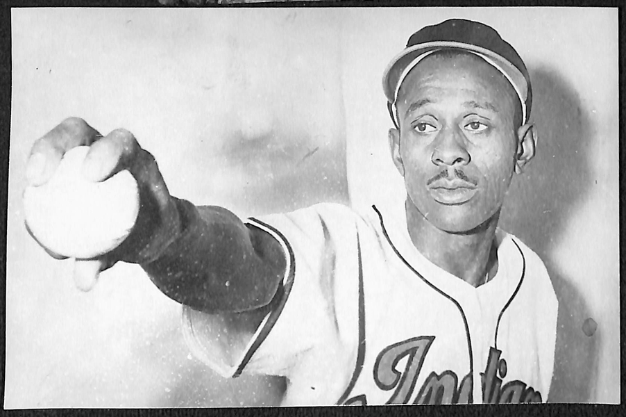 (30) Baseball Real Photo Postcards c. 1950s-60s Off Original Negatives (From Brace/Burke) w. Satchel Paige and Gil Hodges