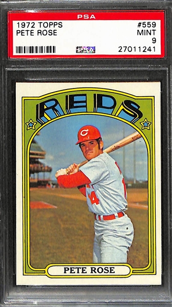 1972 Topps Pete Rose #559 Graded PSA 9