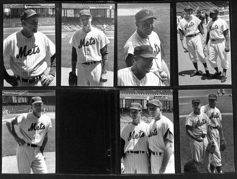 (19) Rare Type 1 NY Mets 1962 3.5x5.5 Photos by John Anderson w. Ashburn, Hodges