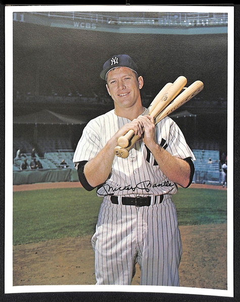 1966 NY Yankees Color 8x10 Picture Pack Set - August 28, 1966 Picture Day Stadium Giveaway w. Mantle, Maris, Ford