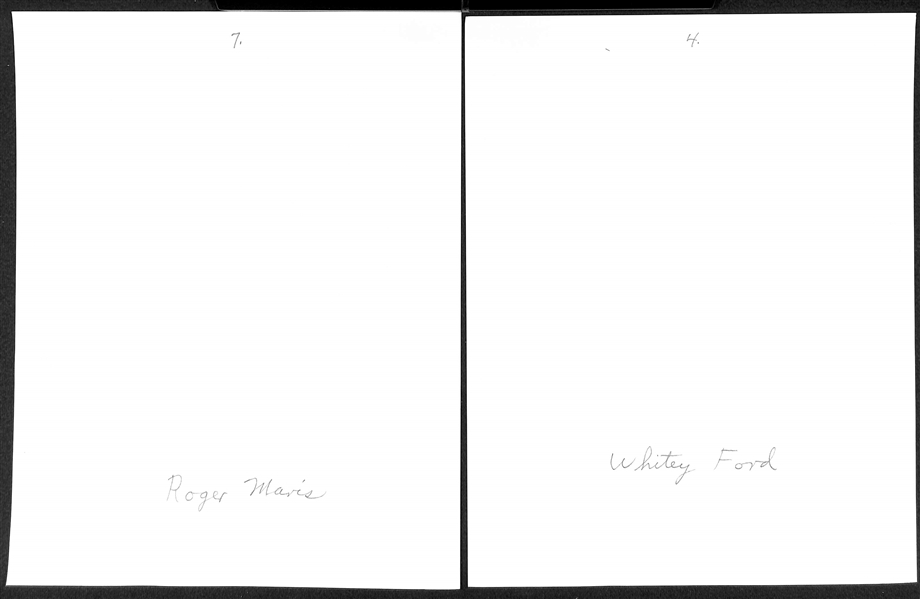 1966 NY Yankees Color 8x10 Picture Pack Partial Set (11 of 12) - 1966 Picture Day Stadium Giveaway w. Maris, Ford (Missing Mickey Mantle)
