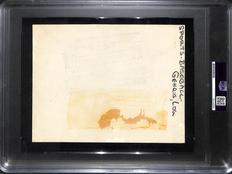 Lou Gehrig & Jacob Ruppert (Yankees Owner) Type 1 Photo (PSA/DNA Slabbed)