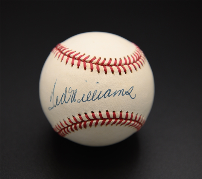 Ted Williams Signed Official AL Baseball (JSA Letter of Authenticity)