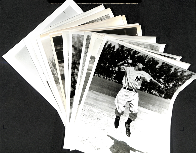 Lot of (16) Vintage Yankees 8x10 Photos (Some Type 1) w. Billy Martin, Don Larsen, Kubek, +